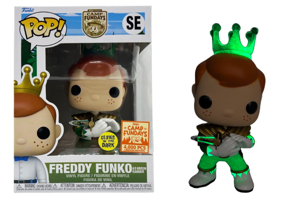 Funko POP - Freddy as Green Ranger Glow in the Dark Camp Fundays 4000 pcs W/ Protector(Buy. Sell. Trade.)