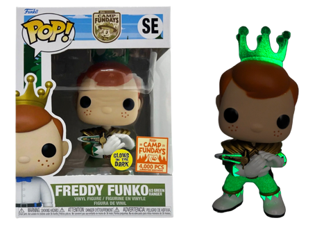 Funko POP - Freddy as Green Ranger Glow in the Dark Camp Fundays 4000 pcs W/ Protector(Buy. Sell. Trade.)