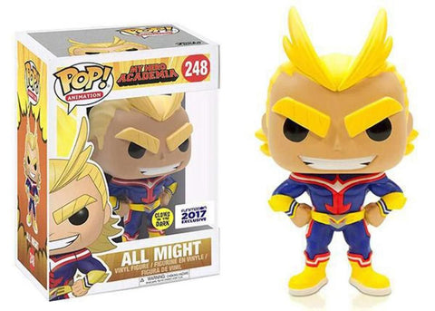 Funko Pop! Animation: My Hero Academia - All Might 248 (GITD) Funimation Exclusive ( Buy. Sell. Trade)