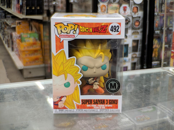 Funko Pop! DragonBall Z Super Saiyan 3 Goku 492 Monster Store Exclusive (Buy. Sell. Trade.)