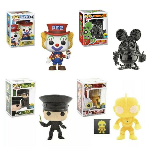 Funko POP: Ratfink, Ultraman, Petter Pez, Kato 2019 Sand Diego Toy Tokyo Set (Buy. Sell. Trade.)