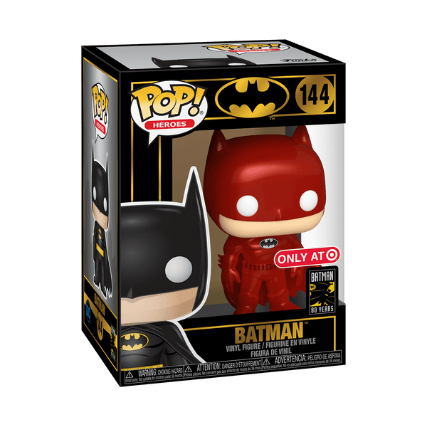Funko Pop! Heroes: Batman Red (Metallic) 144 Target Exclusive ( Buy. Sell. Trade)