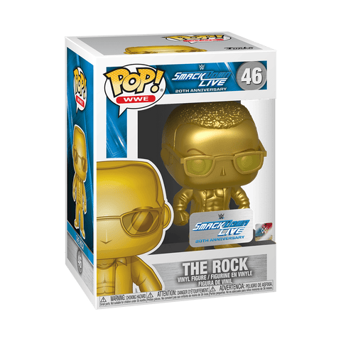 Funko Pop! WWE The Rock Smackdown Life Exclusive sticker (Buy. Sell. Trade.)