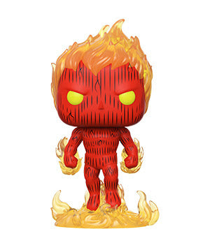 Funko POP! Marvel: Fantastic Four- Human Torch