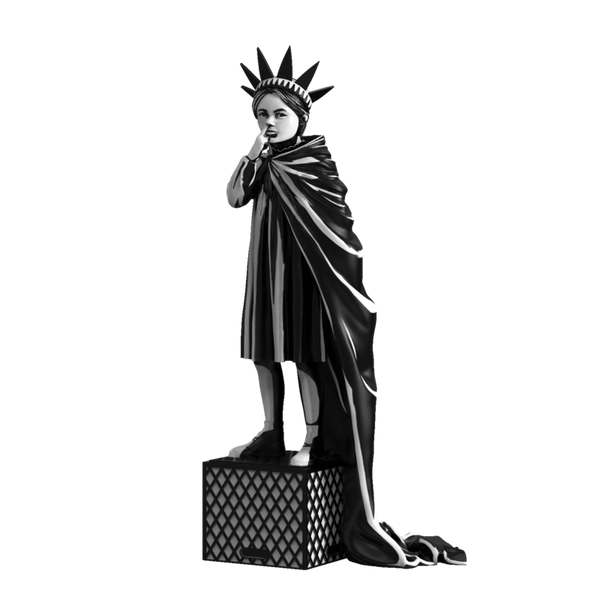 Mighty Jaxx Liberty Girl By Brandalised