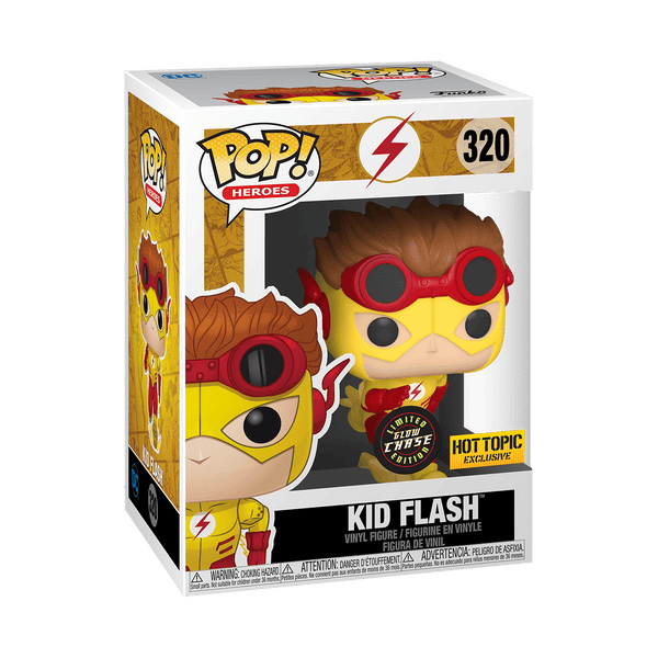 Funko Pop! Heroes Flash - Kid Flash 320 Chase Hot Topic Exclusive (Buy. Sell. Trade.)