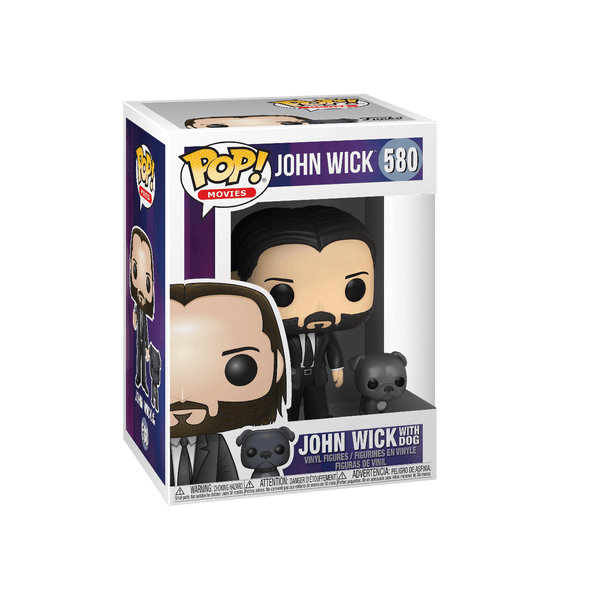 Funko Pop! Movies: John Wick Black Suit W. Dog