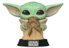 Funko POP! Star Wars: Mandalorian- The Child Baby Yoda with Frog