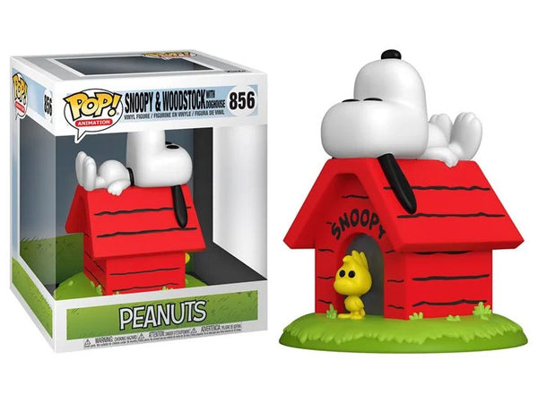 Funko Pop! Deluxe Peanuts- Snoopy & Woodstock w. Doghouse
