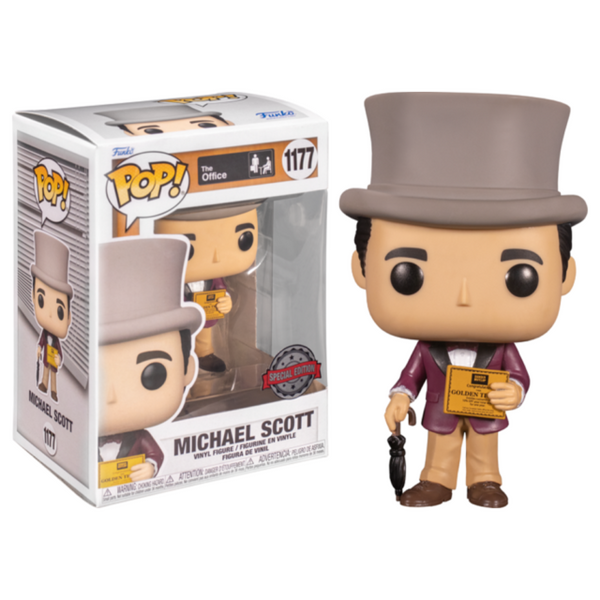 Funko Pop! Television The Office - Michael Scott with Golden Ticket Special Edition (Buy. Sell. Trade.)