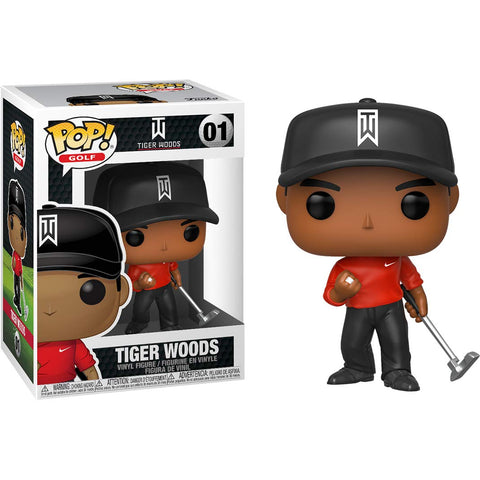 Funko POP! Golf- Tiger Woods (Red Shirt)