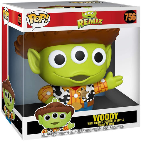 Funko Pop! Disney: Pixar - 10'' Alien as Woody (10 Inch)