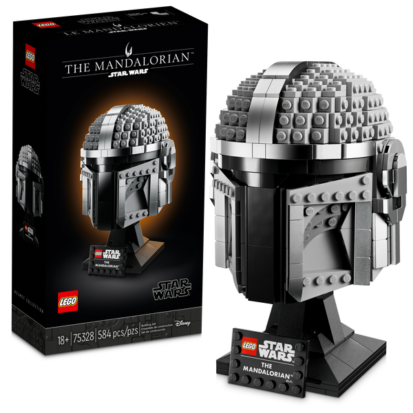 LEGO Starwars Mandalorian Helmet (584 Pieces) *Preorder 3/1/22*