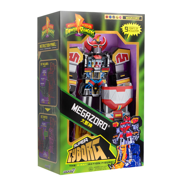 Super7 Super Cyborg Mighty Morphin Power Rangers Megazord 11 inch Figure