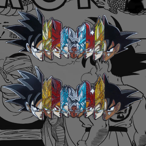 Goku Evolution Pin