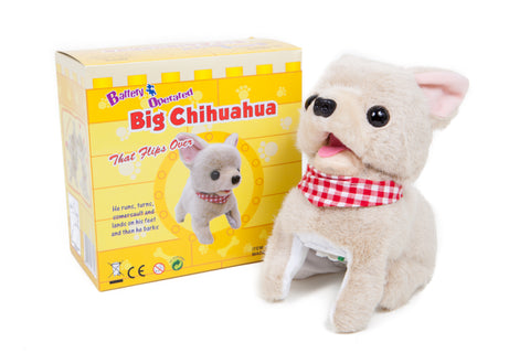 Somersaulting Big Chi Battery Operated Toy Dog