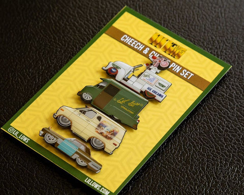 Lil Lows Cheech & Chong Pin 4 Piece Pin Set (Buy. Sell. Trade.)