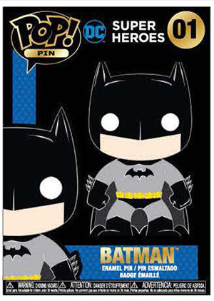 Funko Pop! Pins: Asst: DC Classic - Wonder Woman, Batman, Robin, Joker LG Enml Pin with Chance of Joker chase
